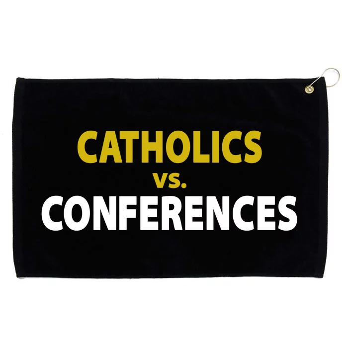 Catholics Vs Conferences Grommeted Golf Towel