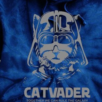 Cat Vader Tie Dye Hoodie