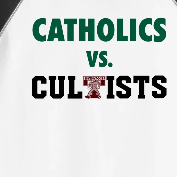 Catholics Vs Cultists Toddler Fine Jersey T-Shirt