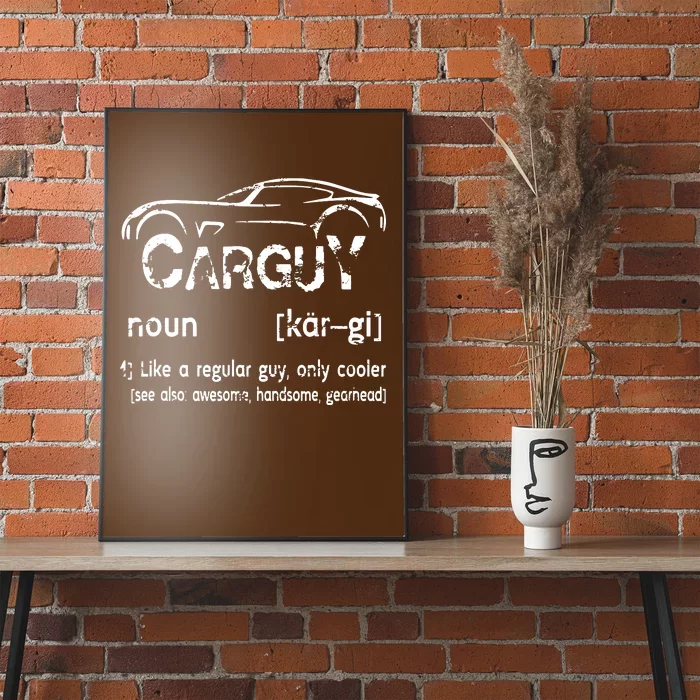 Carguy Vintage Poster