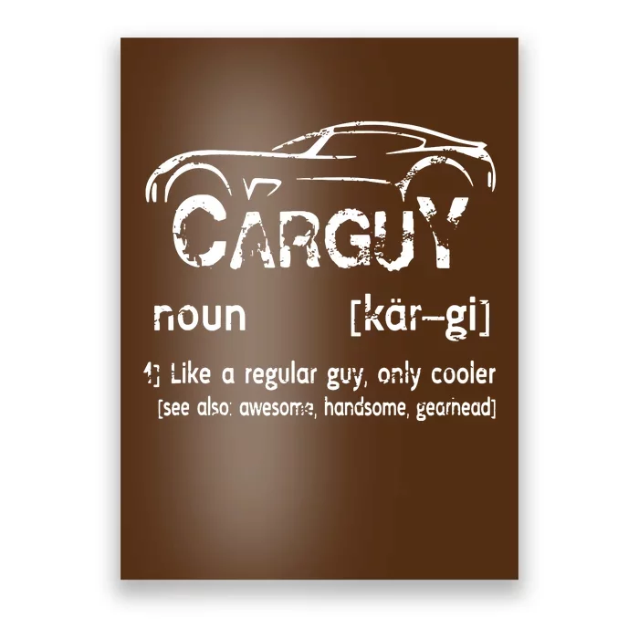 Carguy Vintage Poster