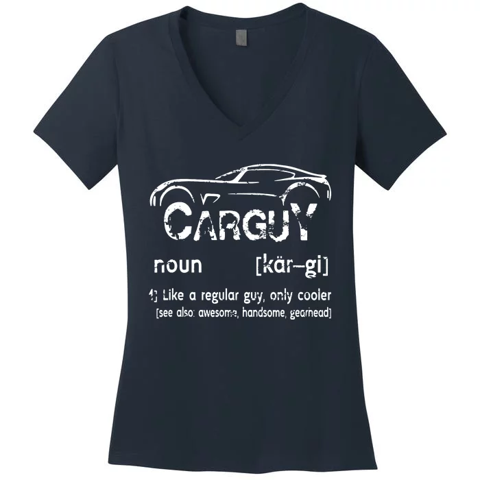 Carguy Vintage Women's V-Neck T-Shirt