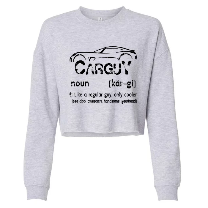 Carguy Vintage Cropped Pullover Crew