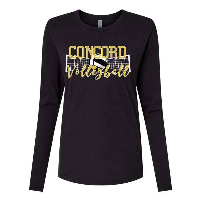 Concord Volleyball CMS Womens Cotton Relaxed Long Sleeve T-Shirt