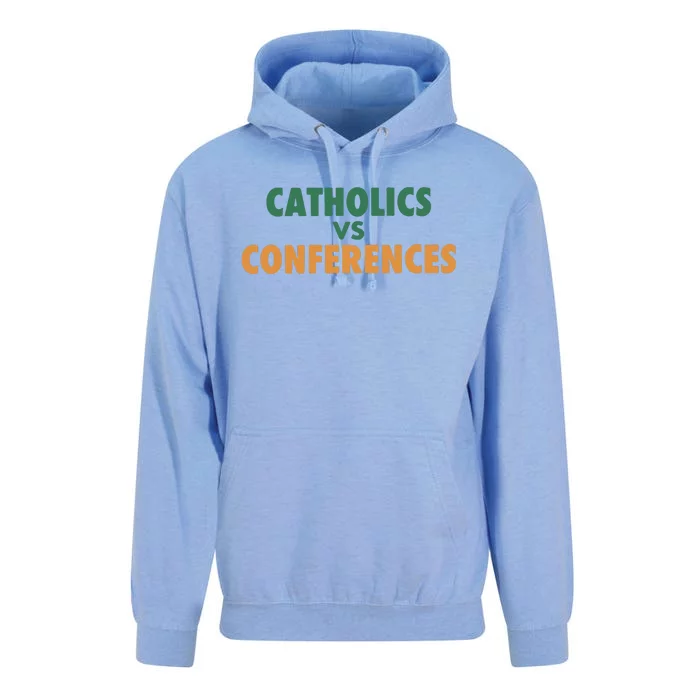 Catholics Vs Conference Unisex Surf Hoodie