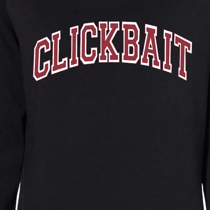 Clickbait Viral Womens California Wash Sweatshirt