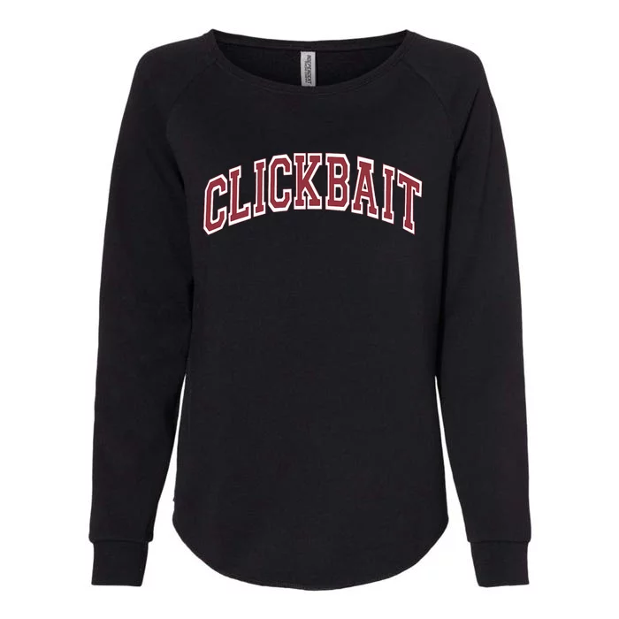 Clickbait Viral Womens California Wash Sweatshirt