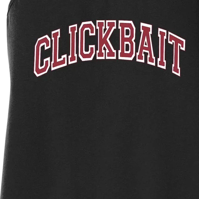 Clickbait Viral Women's Racerback Tank