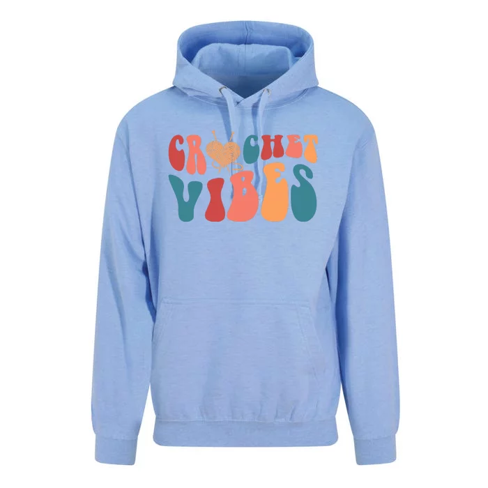 Crochet Vibes Crochet Lover Unisex Surf Hoodie