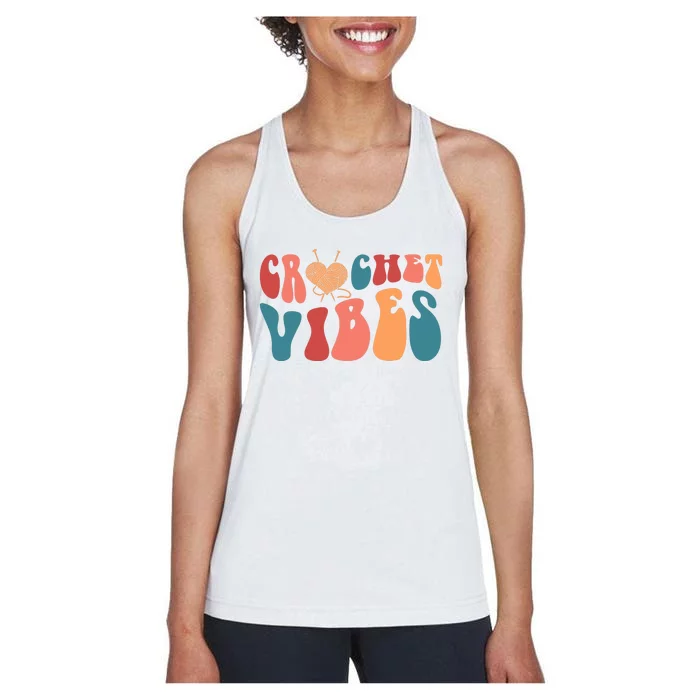 Crochet Vibes Crochet Lover Women's Racerback Tank