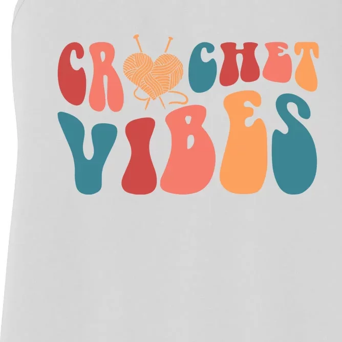 Crochet Vibes Crochet Lover Women's Racerback Tank