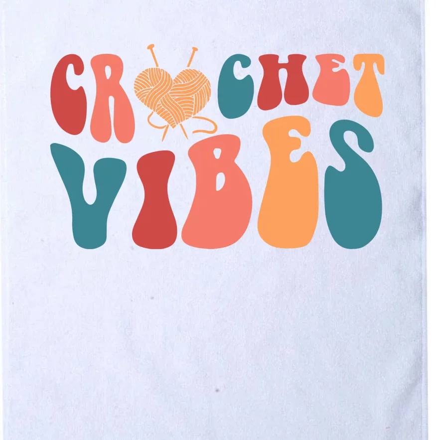 Crochet Vibes Crochet Lover Platinum Collection Golf Towel