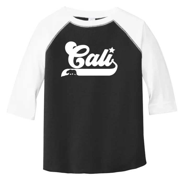 Cali Vintage California Bear Usa State Beauty Design Idea Toddler Fine Jersey T-Shirt