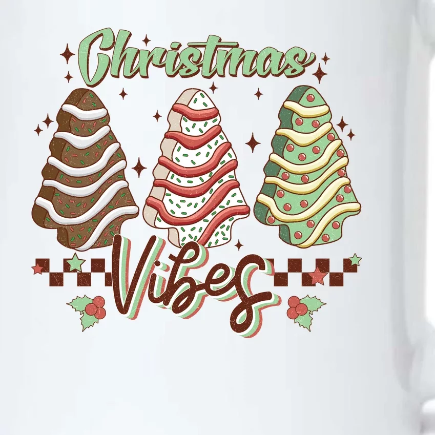 Christmas Vibes Cookie Tree Retro Black Color Changing Mug