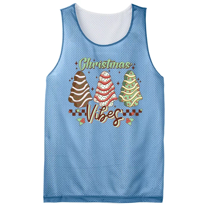 Christmas Vibes Cookie Tree Retro Mesh Reversible Basketball Jersey Tank