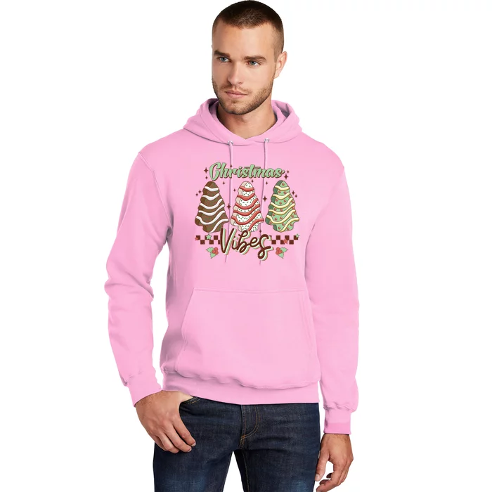 Christmas Vibes Cookie Tree Retro Hoodie