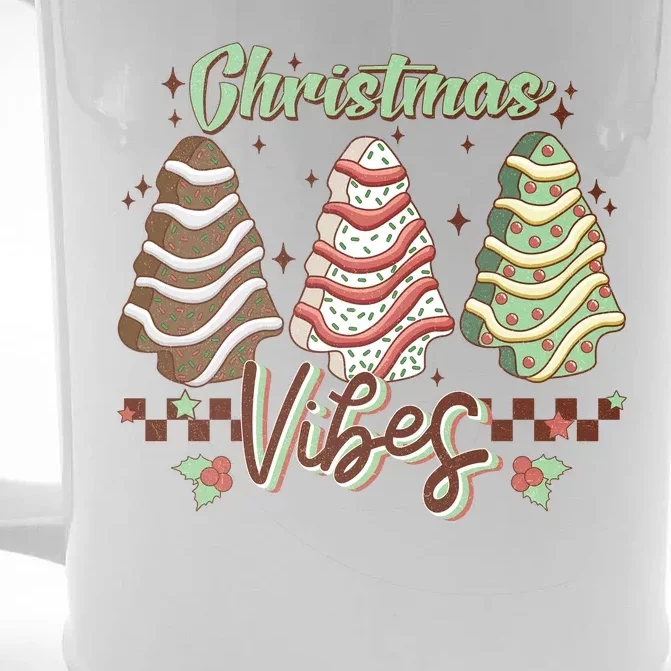 Christmas Vibes Cookie Tree Retro Front & Back Beer Stein