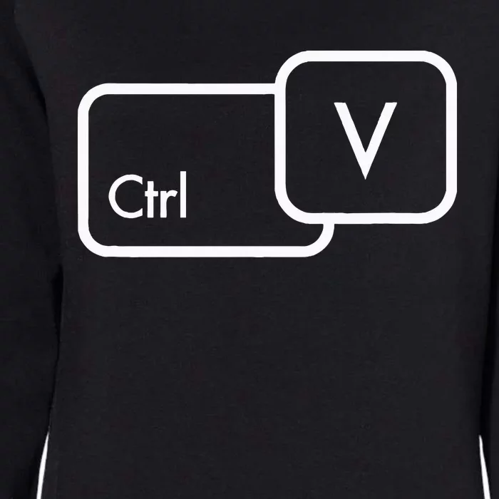 Ctrl V Copy Paste Family Matching Womens California Wash Sweatshirt