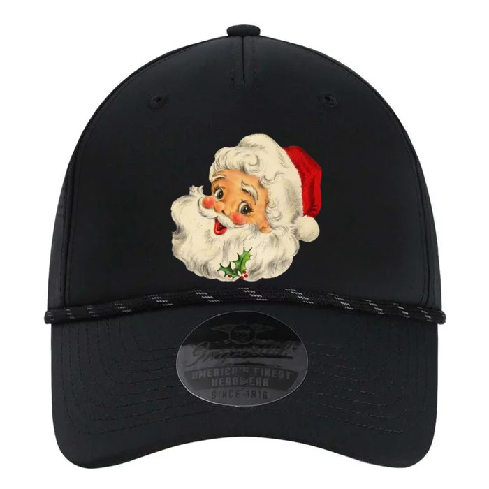 Cool Vintage Christmas Santa Claus Face Gift Performance The Dyno Cap