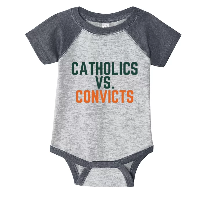 Catholics Vs Convicts Infant Baby Jersey Bodysuit