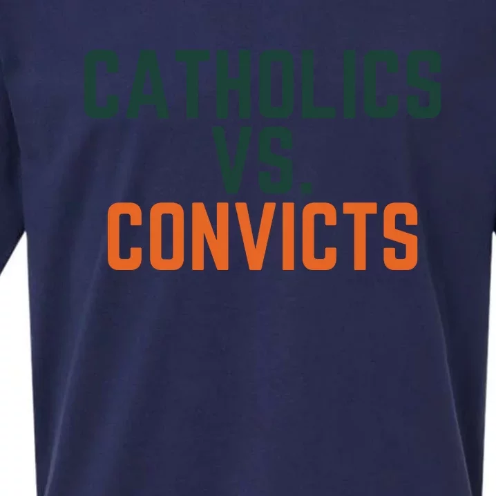 Catholics Vs Convicts Sueded Cloud Jersey T-Shirt