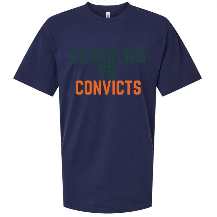 Catholics Vs Convicts Sueded Cloud Jersey T-Shirt