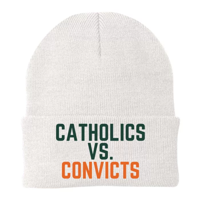 Catholics Vs Convicts Knit Cap Winter Beanie