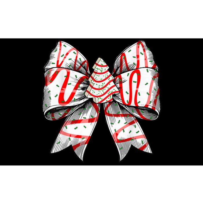 Christmas Vibes Coquette Bow Christmas Tree Cake Gift Bumper Sticker