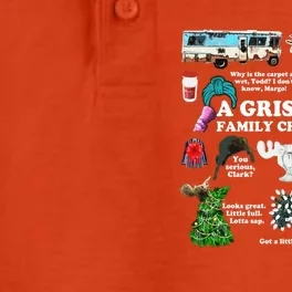 Christmas Vacation Collage Premium Scoop Christmas Family Christmas Classic Dry Zone Grid Performance Polo