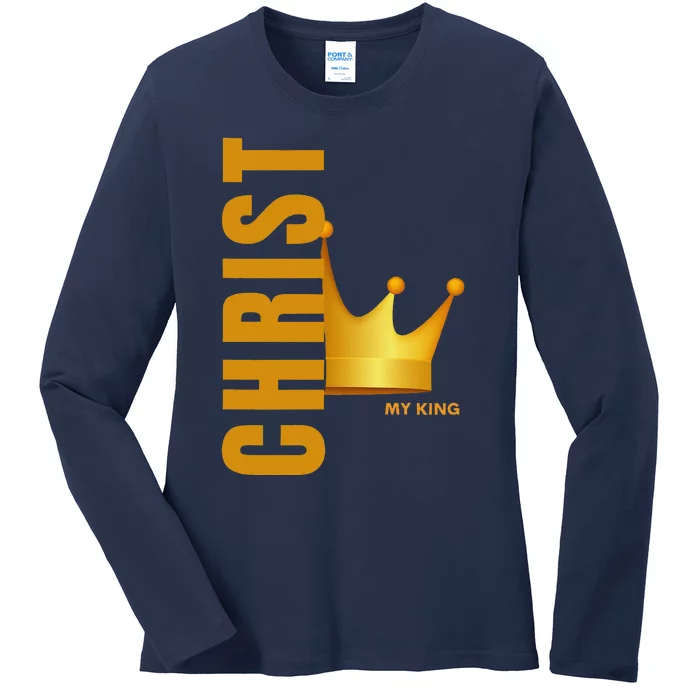 Christian Vibe Ladies Long Sleeve Shirt