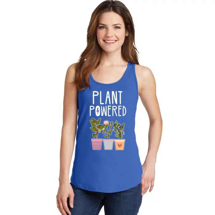 Cute Vegan Diet Plant Powered Gift Veggies Vegetarian Fuel Gift Ladies Essential Tank