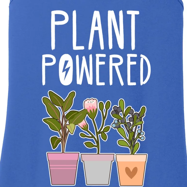 Cute Vegan Diet Plant Powered Gift Veggies Vegetarian Fuel Gift Ladies Essential Tank