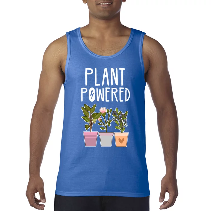 Cute Vegan Diet Plant Powered Gift Veggies Vegetarian Fuel Gift Tank Top