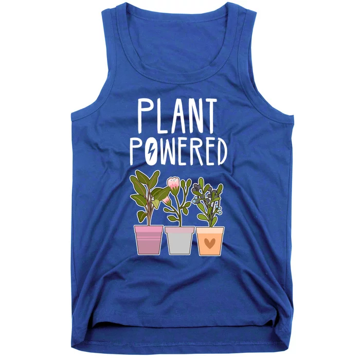 Cute Vegan Diet Plant Powered Gift Veggies Vegetarian Fuel Gift Tank Top