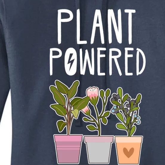 Cute Vegan Diet Plant Powered Gift Veggies Vegetarian Fuel Gift Women's Pullover Hoodie