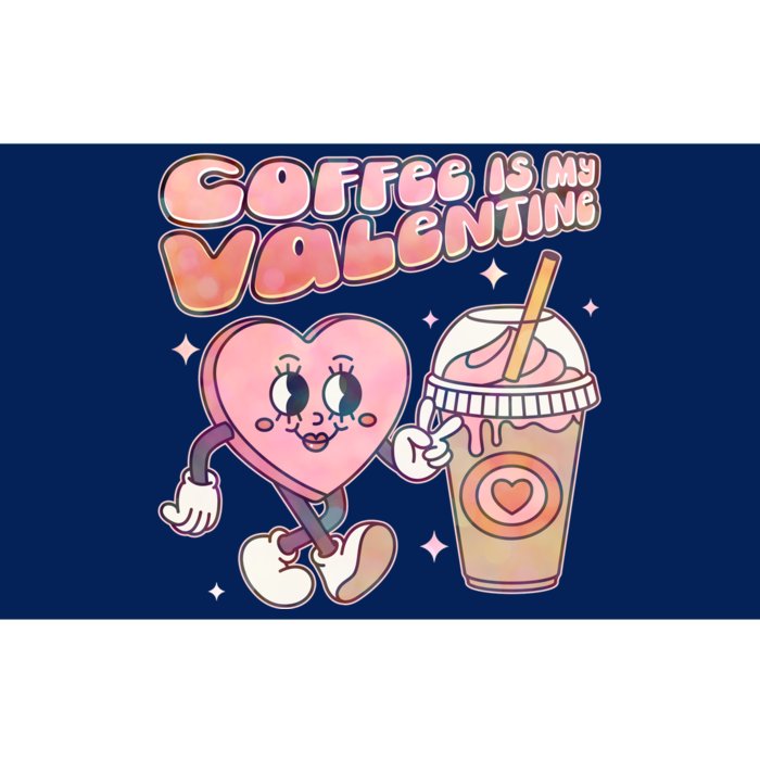 Cute Valentines Day Coffee Is My Valentine Bumper Sticker