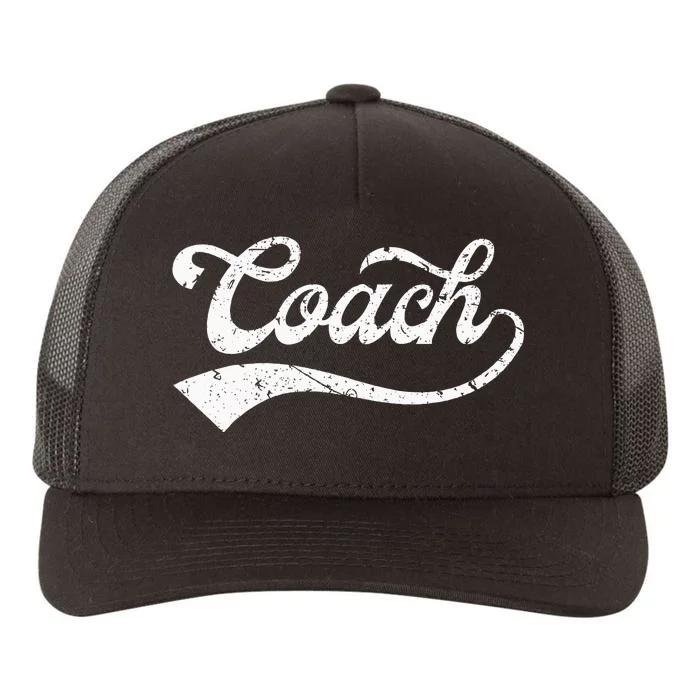 Coach Vintage Distressed Personal Trainer Coaching Gift Yupoong Adult 5-Panel Trucker Hat