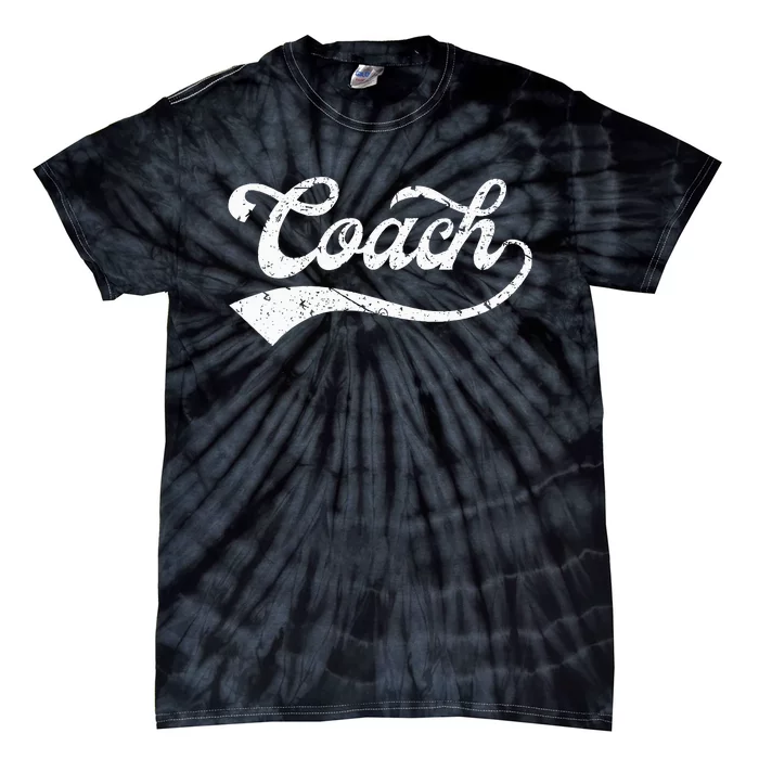 Coach Vintage Distressed Personal Trainer Coaching Gift Tie-Dye T-Shirt