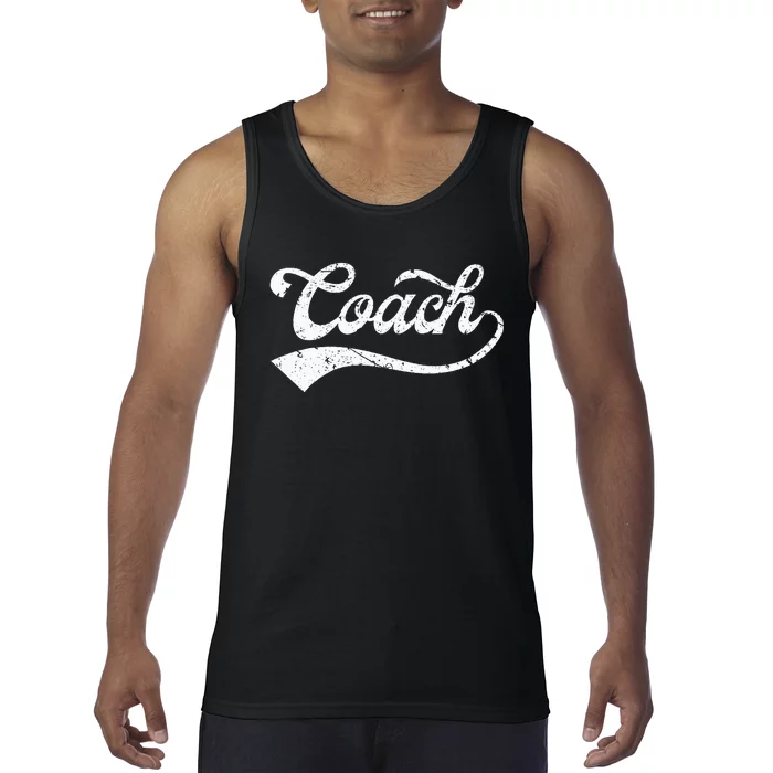 Coach Vintage Distressed Personal Trainer Coaching Gift Tank Top