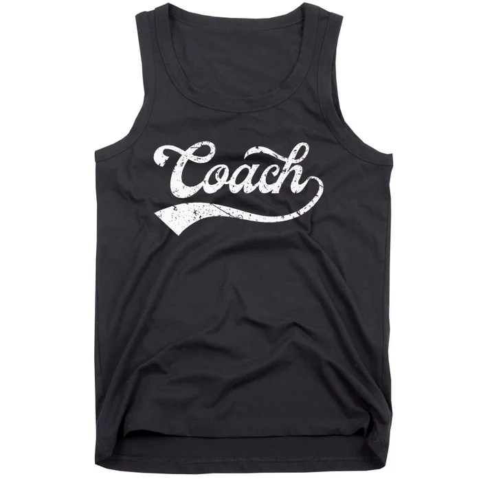 Coach Vintage Distressed Personal Trainer Coaching Gift Tank Top