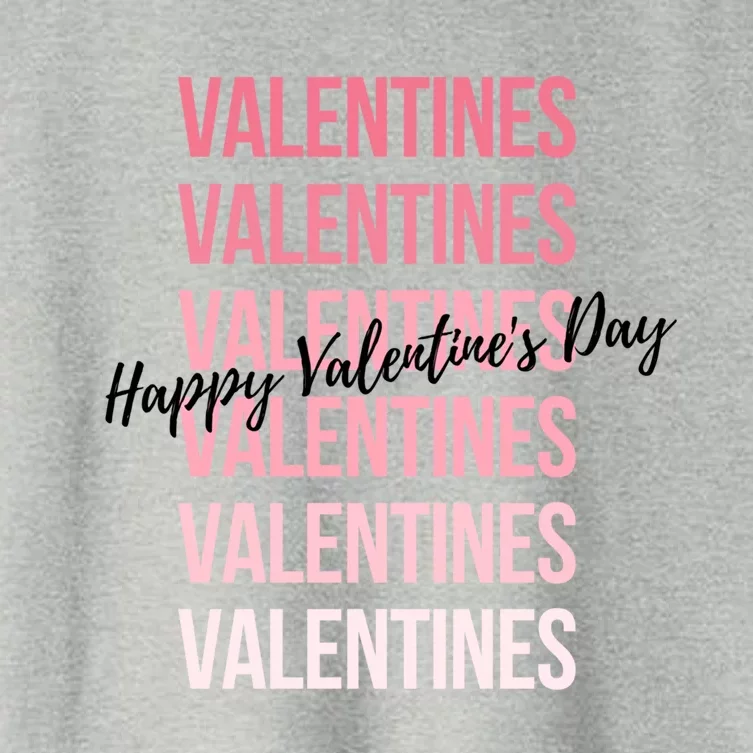 Cute Valentine's Day Gradient Valentine's Party Gift Women's Crop Top Tee