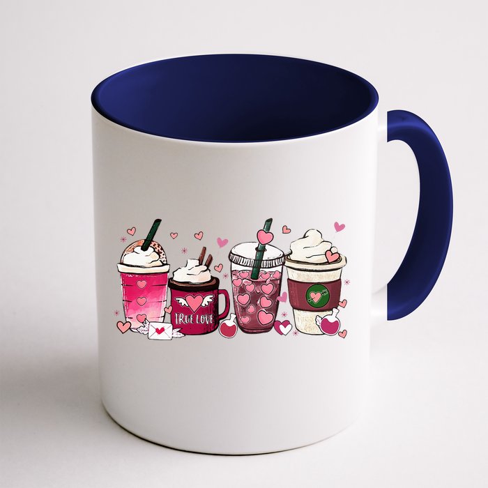 Cute Valentines Day Valentine Coffee Lover Front & Back Coffee Mug