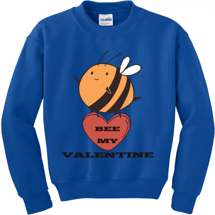 Cute Valentine's Day Bee Bee My Lovers Designed Cute Gift Kids Sweatshirt