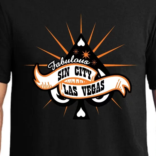 Cool Vector Design Las Vegas Sin City Pajama Set