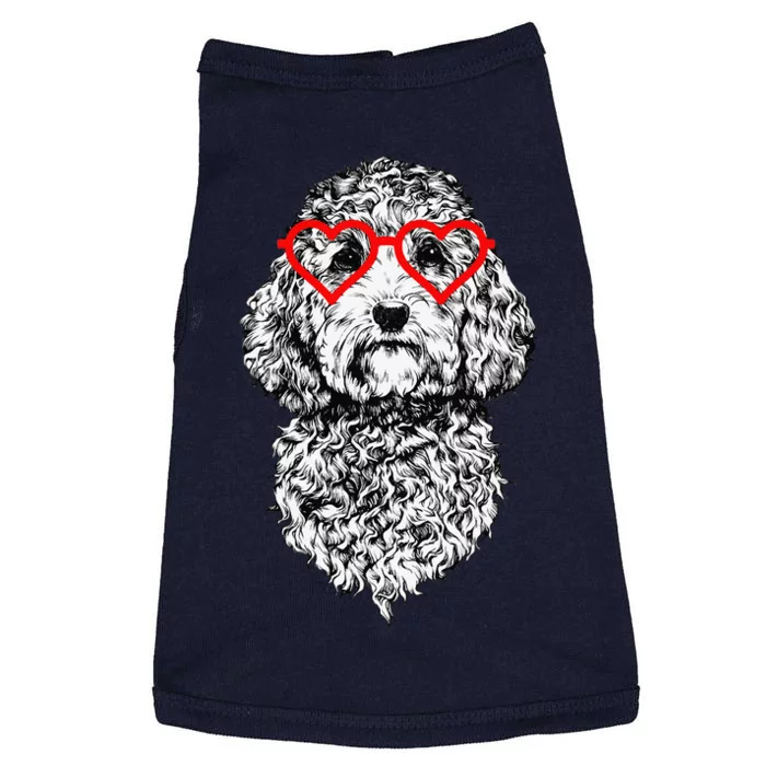 Cockapoo Valentines Day Doodle Dog Mom Dog Lover Doggie Tank