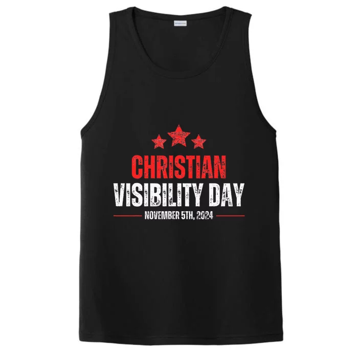 Christians Visibility Day November 5th 2024 Performance Tank