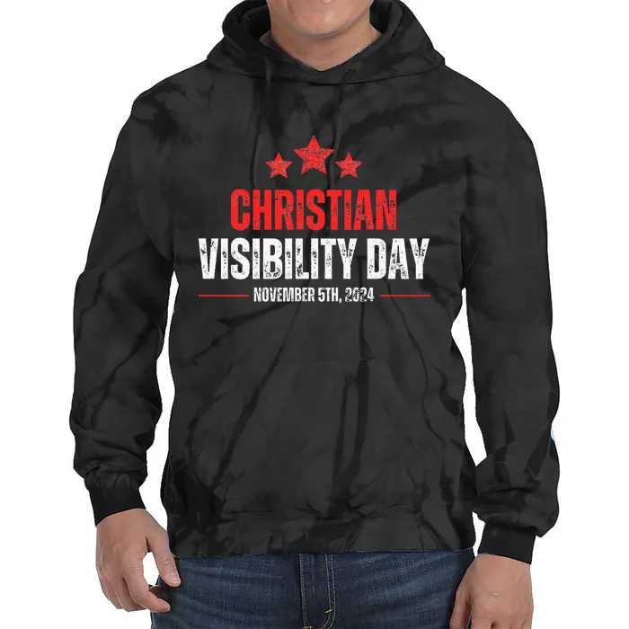 Christians Visibility Day November 5th 2024 Tie Dye Hoodie