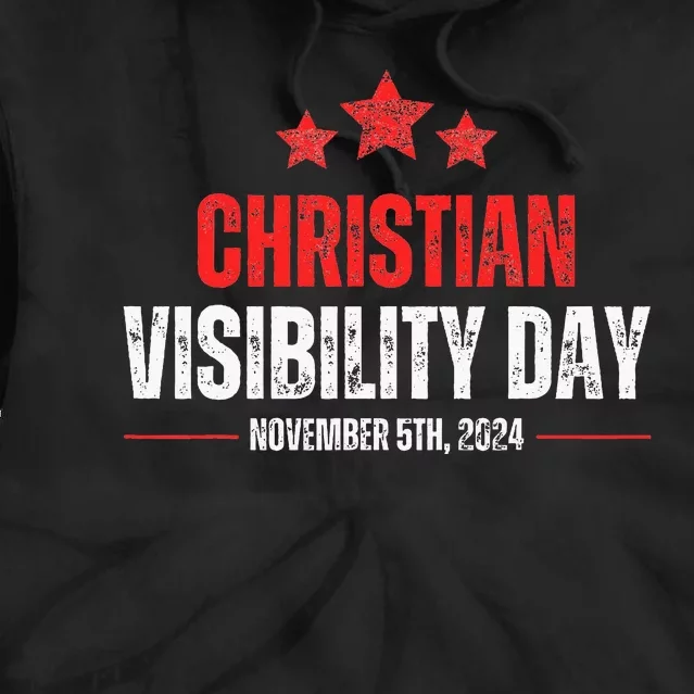 Christians Visibility Day November 5th 2024 Tie Dye Hoodie