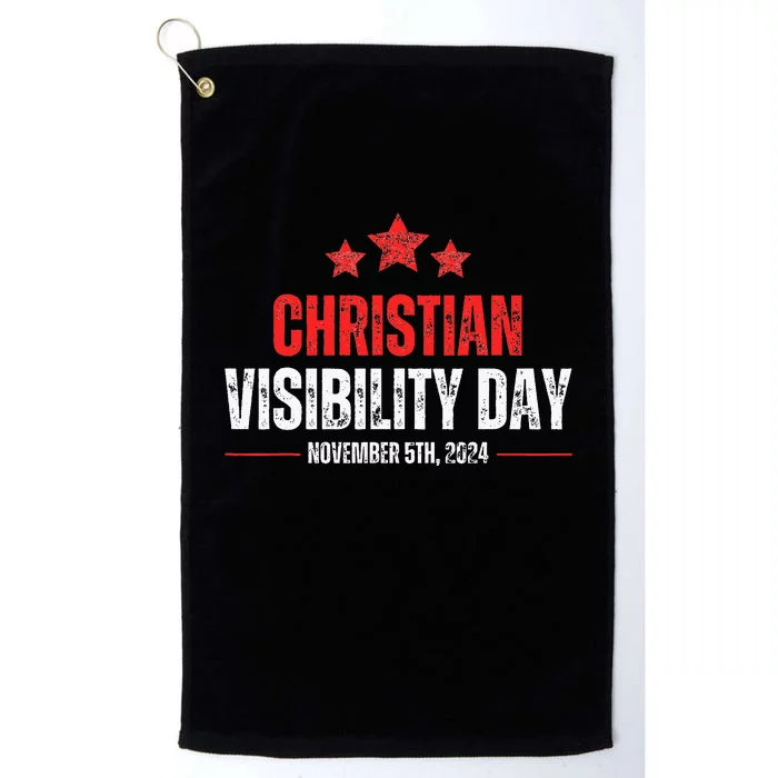 Christians Visibility Day November 5th 2024 Platinum Collection Golf Towel