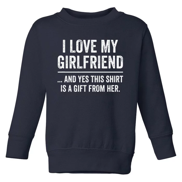 Cute Valentines's Day Gifts For Himfriend Toddler Sweatshirt